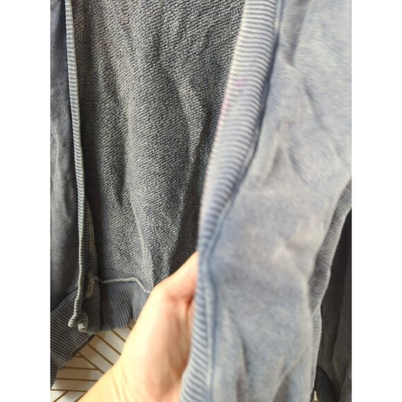 PLANET BLUE WASHED AND WORN Women's Soft Jacket Cardigan Hooded Blue Boho Beachy - Picture 3 of 8